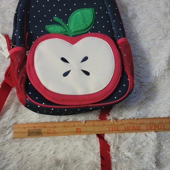 Gymboree Teachers Favorite Apple Theme backpack. School bookbag